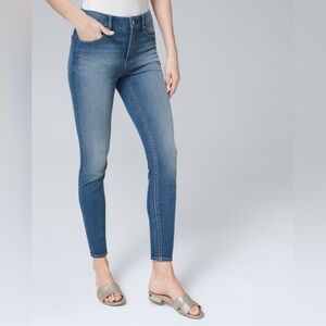 New! White House Black Market High Rise Skinny Crop Essential Slimmer Jeans